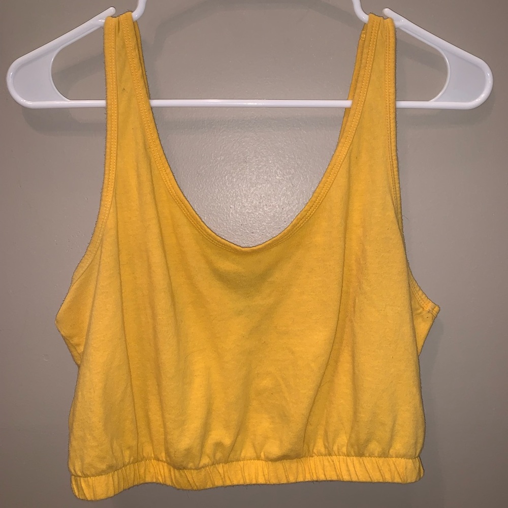 Yellow Crop Top